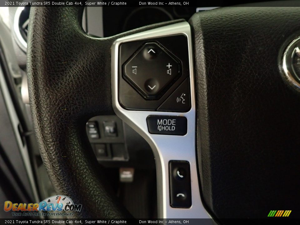 2021 Toyota Tundra SR5 Double Cab 4x4 Super White / Graphite Photo #21