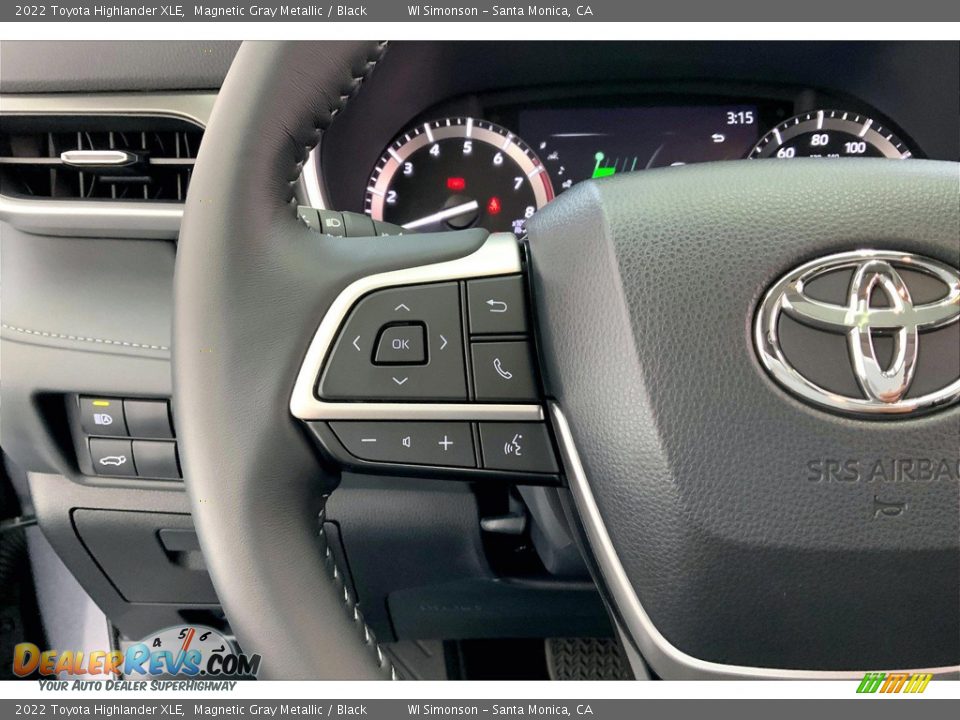 2022 Toyota Highlander XLE Steering Wheel Photo #21