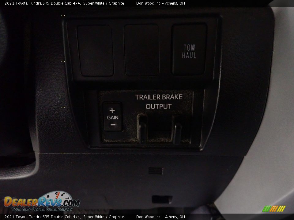 2021 Toyota Tundra SR5 Double Cab 4x4 Super White / Graphite Photo #24