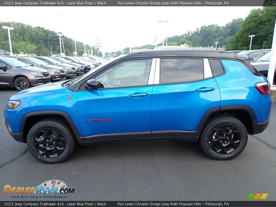 Laser Blue Pearl 2023 Jeep Compass Trailhawk 4x4 Photo #2