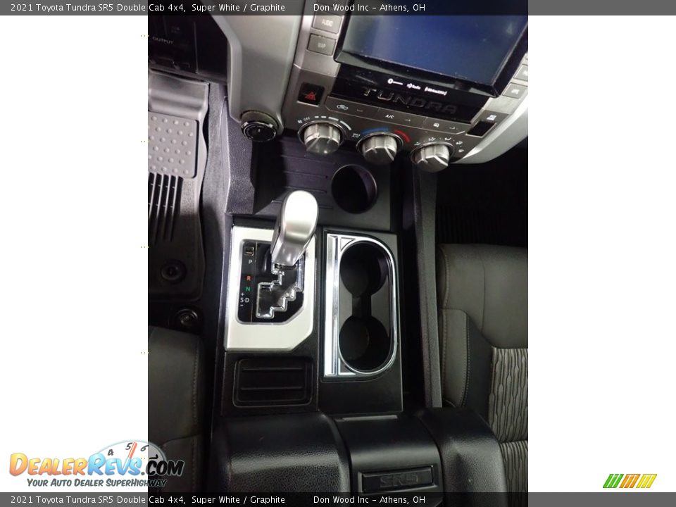 2021 Toyota Tundra SR5 Double Cab 4x4 Super White / Graphite Photo #26