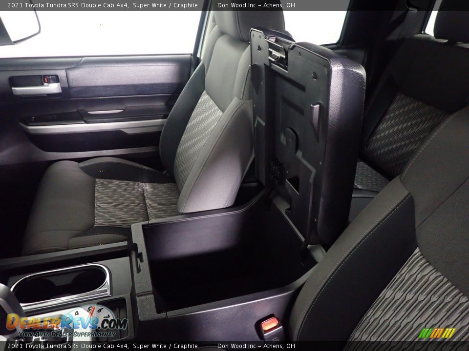 2021 Toyota Tundra SR5 Double Cab 4x4 Super White / Graphite Photo #27