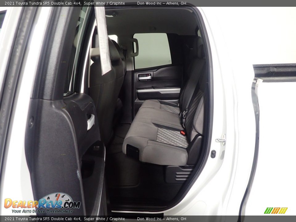 2021 Toyota Tundra SR5 Double Cab 4x4 Super White / Graphite Photo #29
