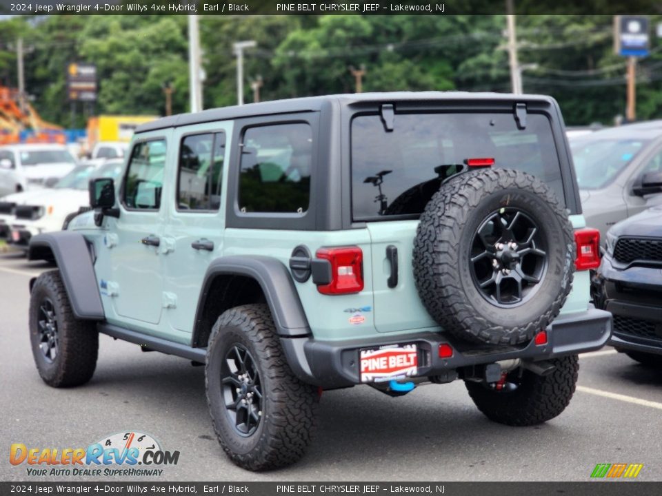 2024 Jeep Wrangler 4-Door Willys 4xe Hybrid Earl / Black Photo #13