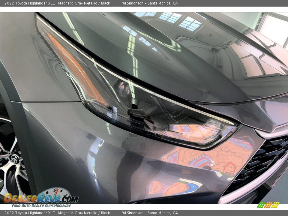 2022 Toyota Highlander XLE Magnetic Gray Metallic / Black Photo #28