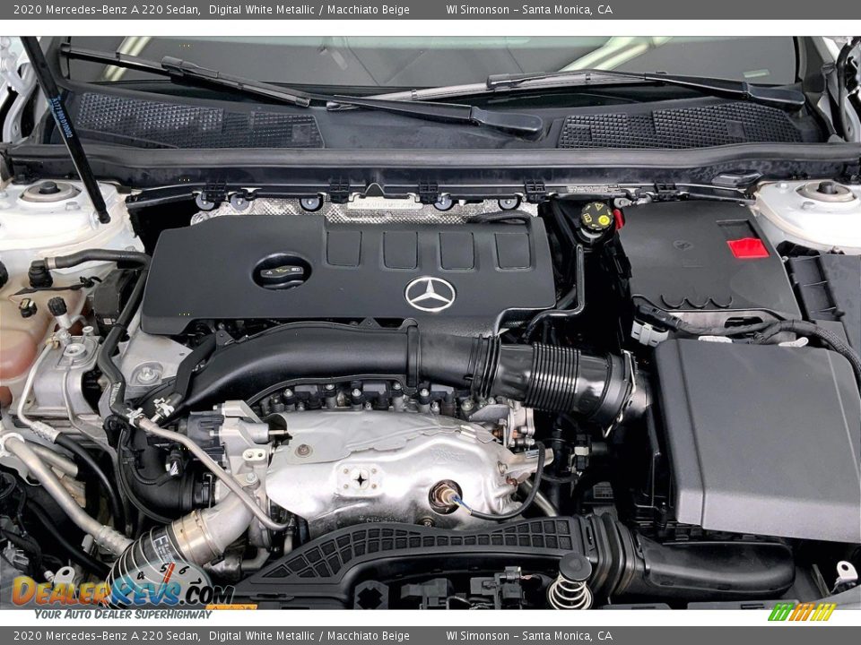 2020 Mercedes-Benz A 220 Sedan Digital White Metallic / Macchiato Beige Photo #9