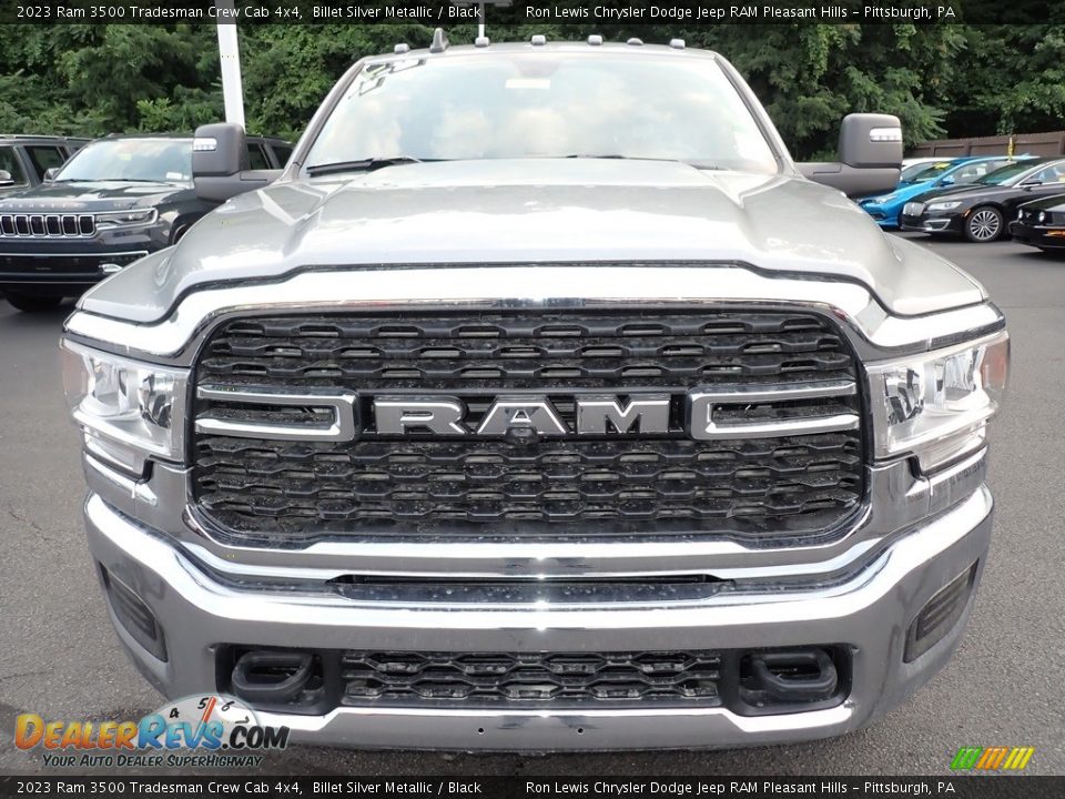 2023 Ram 3500 Tradesman Crew Cab 4x4 Billet Silver Metallic / Black Photo #10