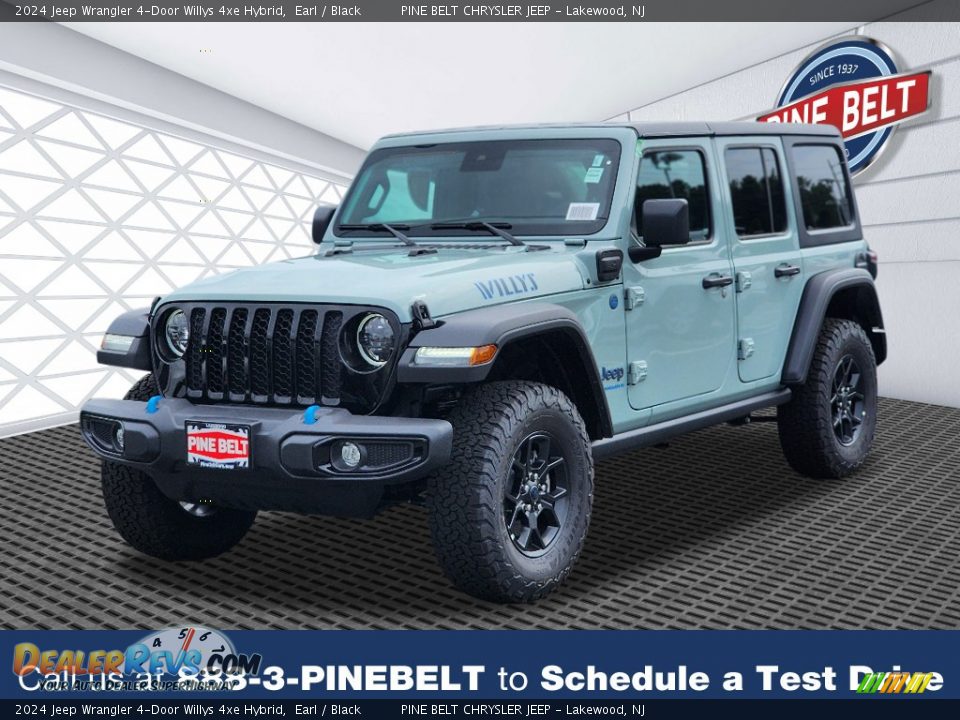 2024 Jeep Wrangler 4-Door Willys 4xe Hybrid Earl / Black Photo #1