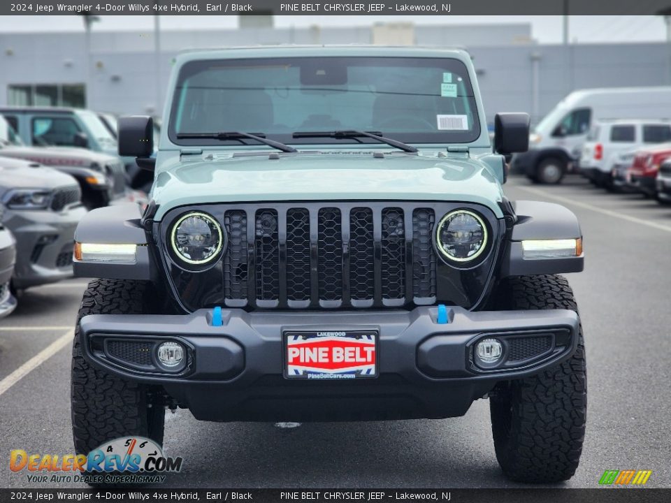 2024 Jeep Wrangler 4-Door Willys 4xe Hybrid Earl / Black Photo #2