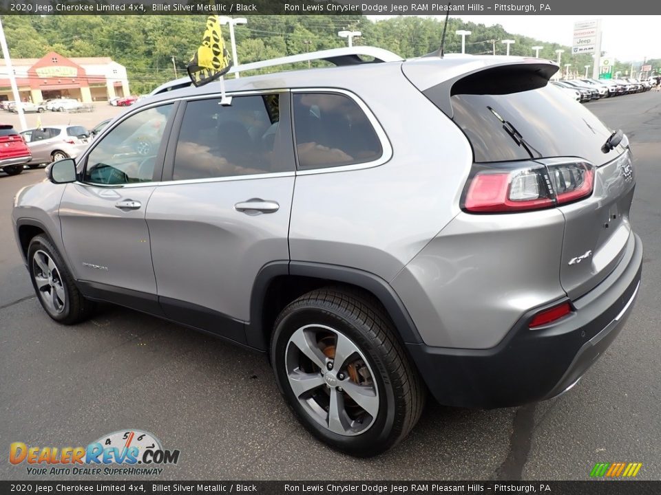 2020 Jeep Cherokee Limited 4x4 Billet Silver Metallic / Black Photo #3