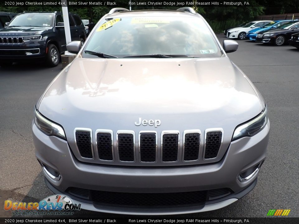 2020 Jeep Cherokee Limited 4x4 Billet Silver Metallic / Black Photo #9