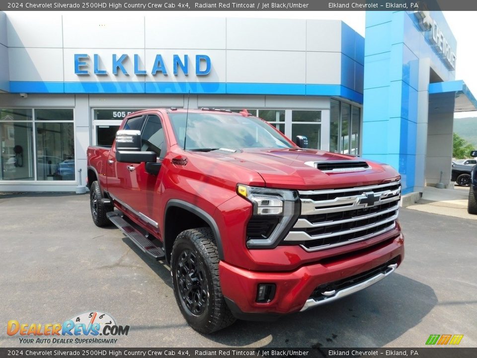 2024 Chevrolet Silverado 2500HD High Country Crew Cab 4x4 Radiant Red Tintcoat / Jet Black/Umber Photo #1