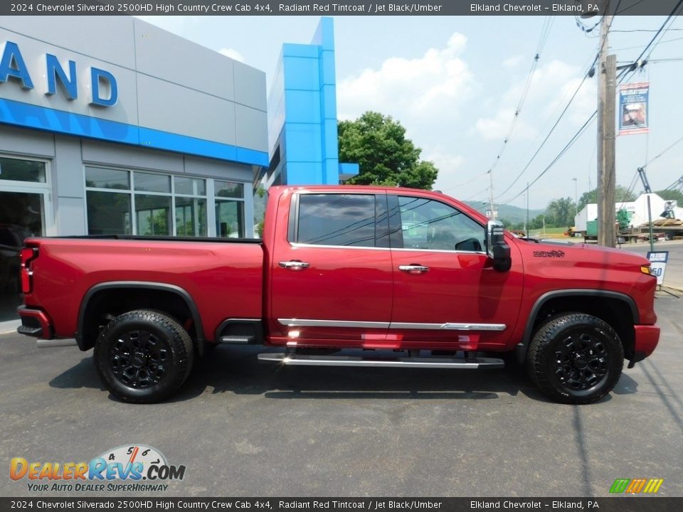 2024 Chevrolet Silverado 2500HD High Country Crew Cab 4x4 Radiant Red Tintcoat / Jet Black/Umber Photo #4