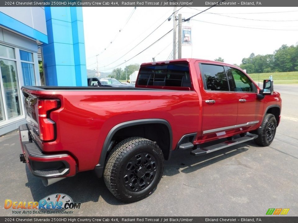 2024 Chevrolet Silverado 2500HD High Country Crew Cab 4x4 Radiant Red Tintcoat / Jet Black/Umber Photo #5