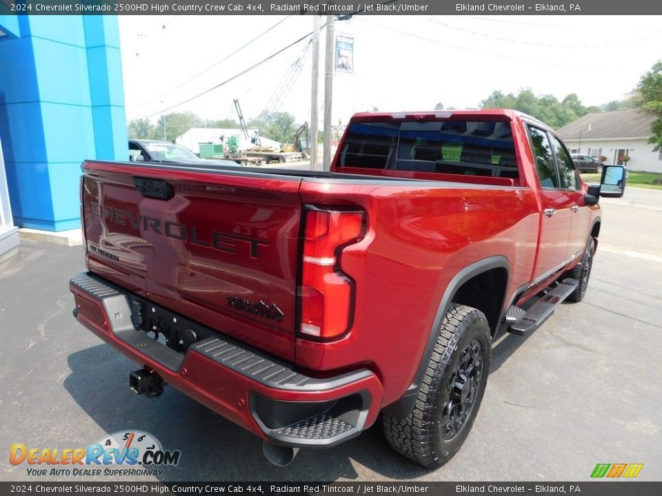 2024 Chevrolet Silverado 2500HD High Country Crew Cab 4x4 Radiant Red Tintcoat / Jet Black/Umber Photo #6
