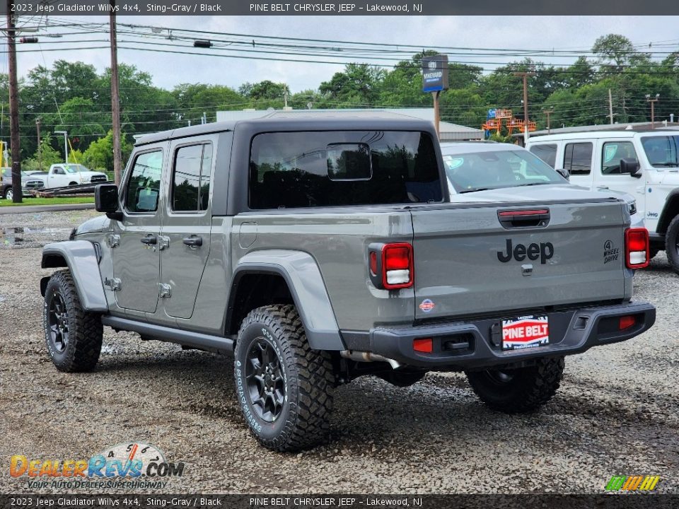 2023 Jeep Gladiator Willys 4x4 Sting-Gray / Black Photo #4