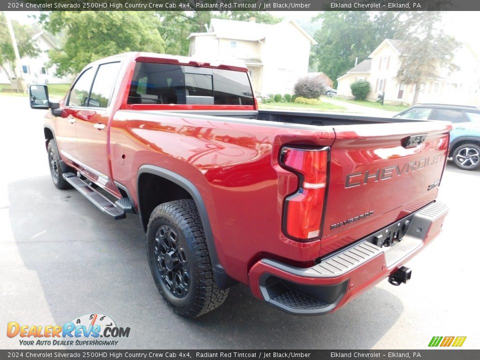 2024 Chevrolet Silverado 2500HD High Country Crew Cab 4x4 Radiant Red Tintcoat / Jet Black/Umber Photo #8