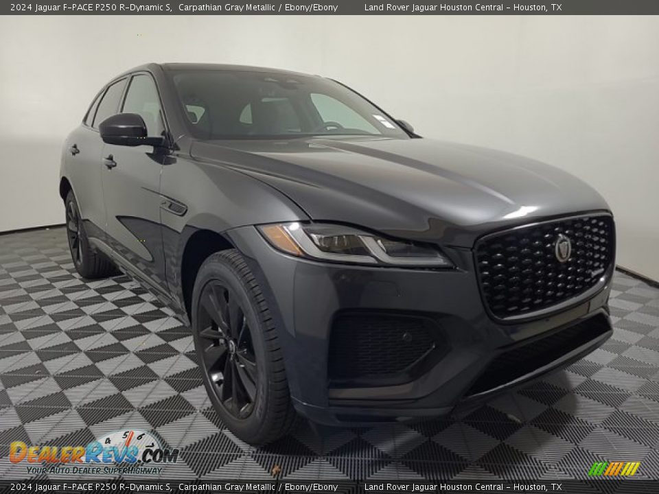 2024 Jaguar F-PACE P250 R-Dynamic S Carpathian Gray Metallic / Ebony/Ebony Photo #12