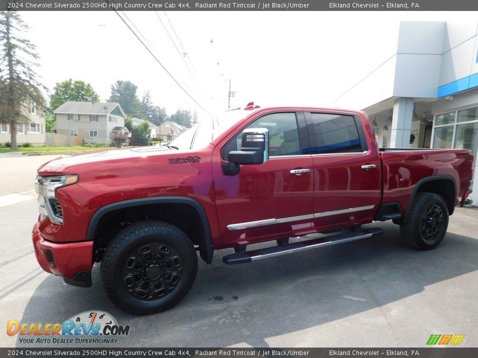 2024 Chevrolet Silverado 2500HD High Country Crew Cab 4x4 Radiant Red Tintcoat / Jet Black/Umber Photo #10