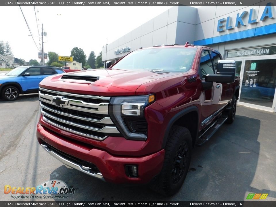 2024 Chevrolet Silverado 2500HD High Country Crew Cab 4x4 Radiant Red Tintcoat / Jet Black/Umber Photo #12