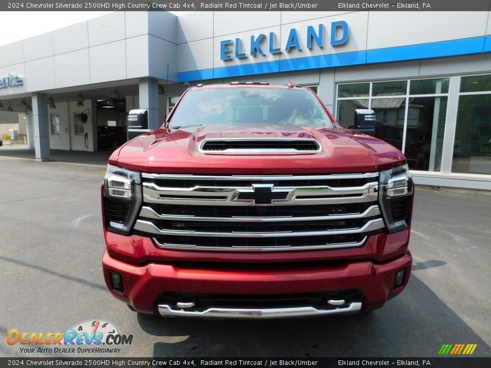 2024 Chevrolet Silverado 2500HD High Country Crew Cab 4x4 Radiant Red Tintcoat / Jet Black/Umber Photo #13