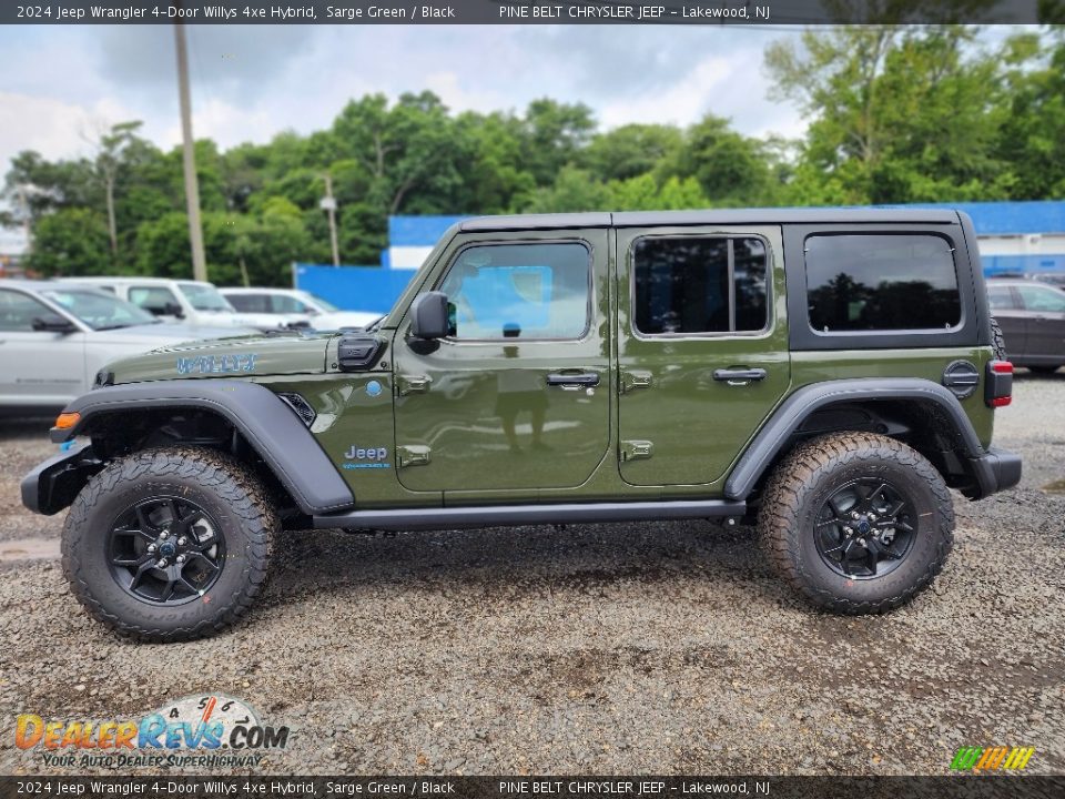 Sarge Green 2024 Jeep Wrangler 4-Door Willys 4xe Hybrid Photo #3