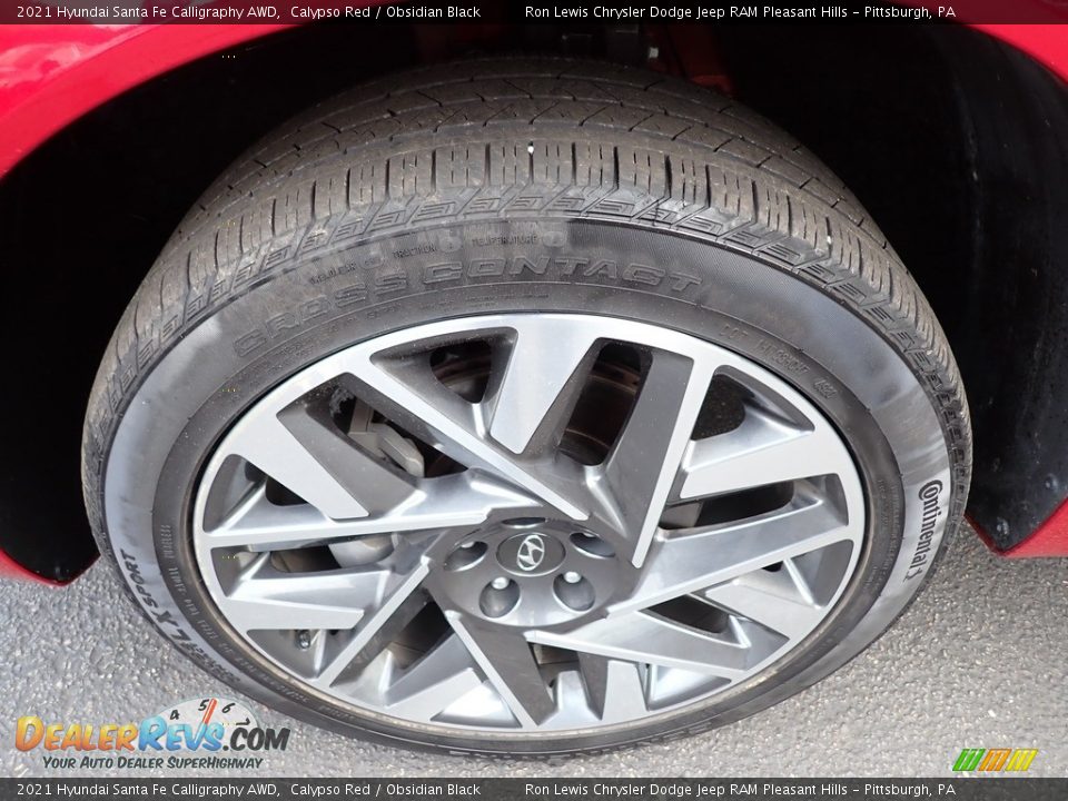 2021 Hyundai Santa Fe Calligraphy AWD Wheel Photo #10