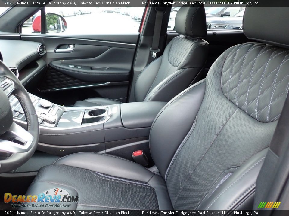 Front Seat of 2021 Hyundai Santa Fe Calligraphy AWD Photo #11