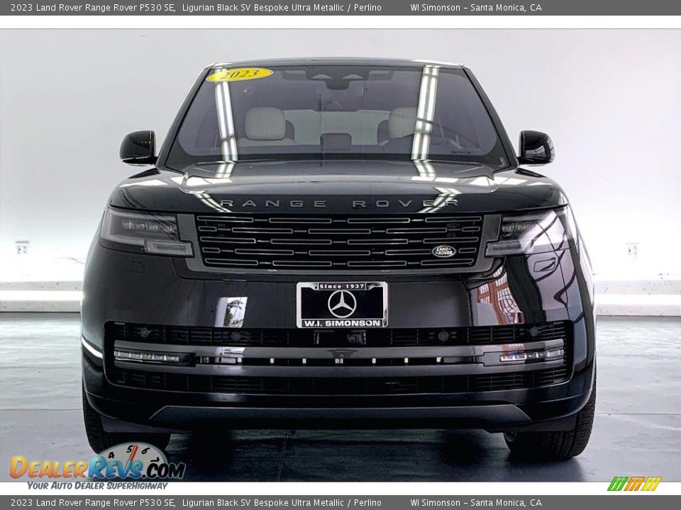 2023 Land Rover Range Rover P530 SE Ligurian Black SV Bespoke Ultra Metallic / Perlino Photo #2