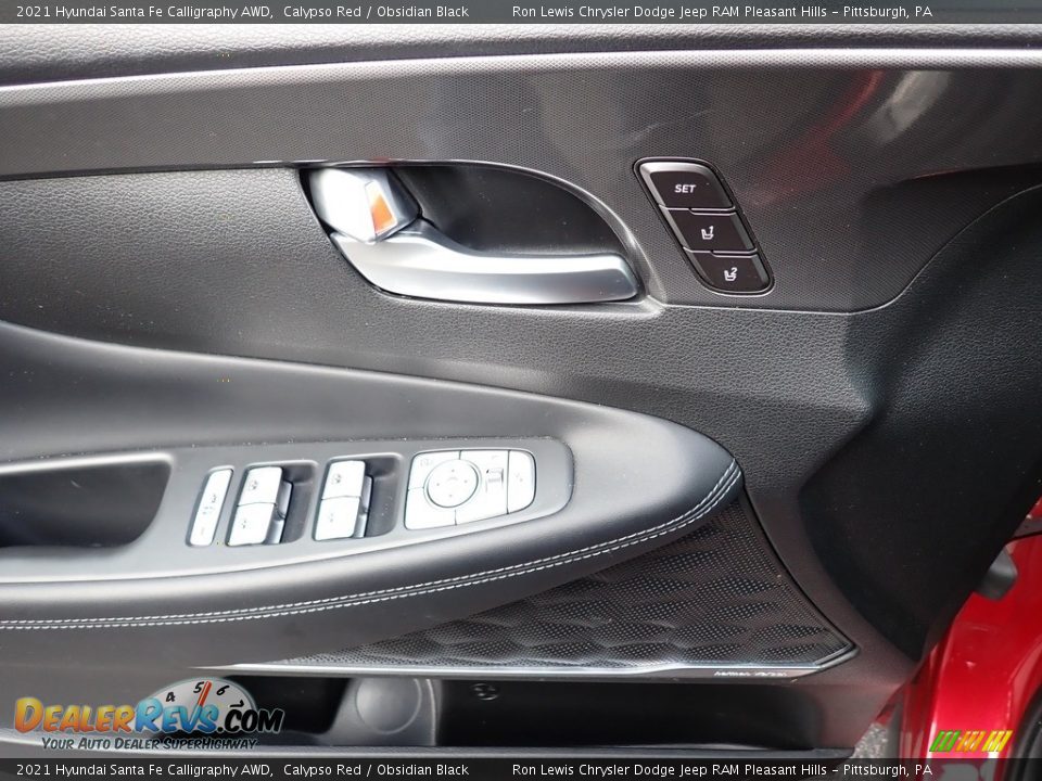 Door Panel of 2021 Hyundai Santa Fe Calligraphy AWD Photo #14