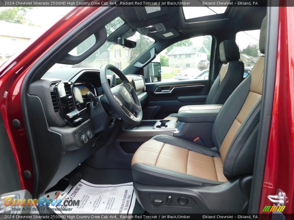 Jet Black/Umber Interior - 2024 Chevrolet Silverado 2500HD High Country Crew Cab 4x4 Photo #21