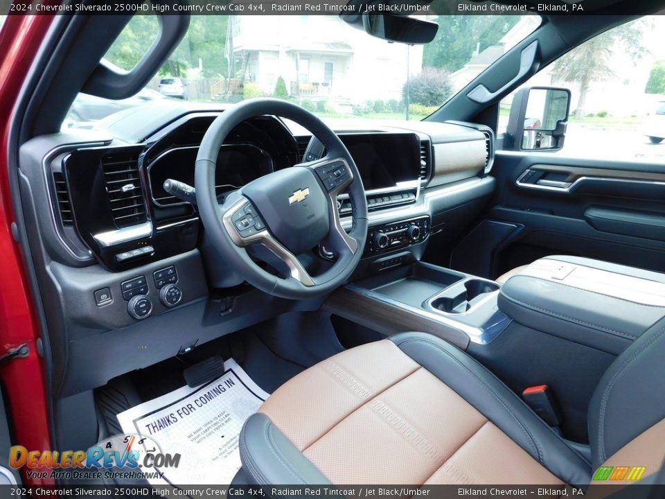 Front Seat of 2024 Chevrolet Silverado 2500HD High Country Crew Cab 4x4 Photo #22