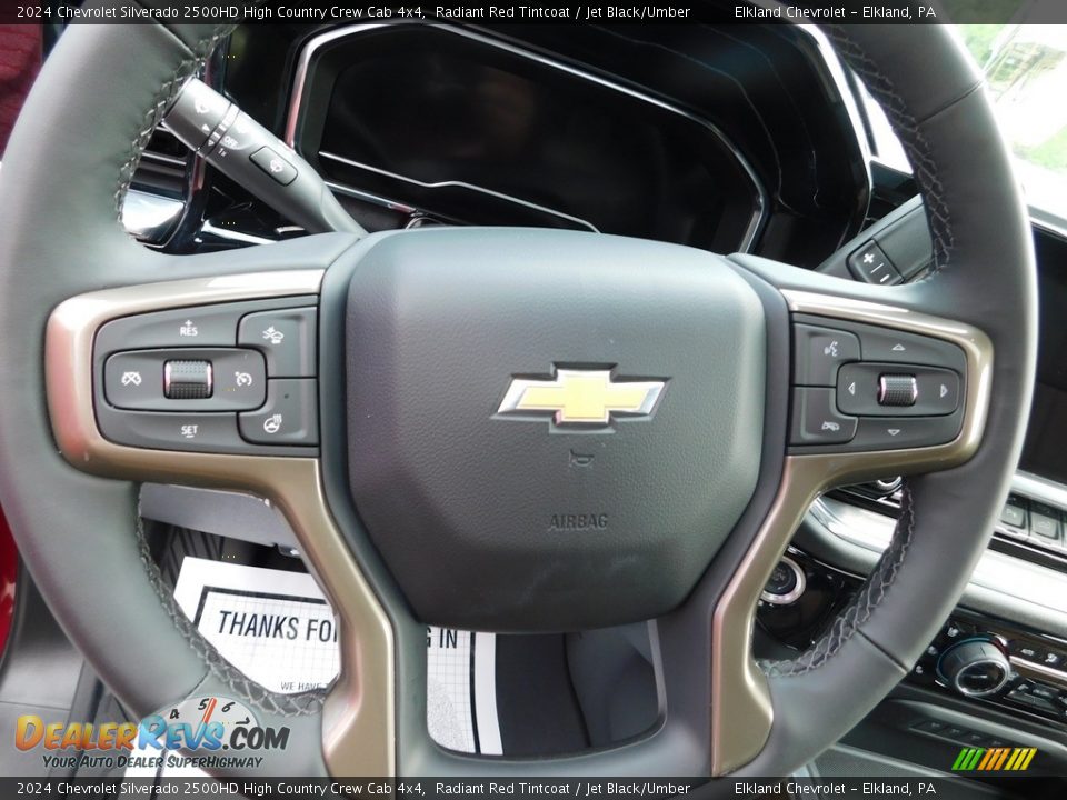 2024 Chevrolet Silverado 2500HD High Country Crew Cab 4x4 Steering Wheel Photo #24