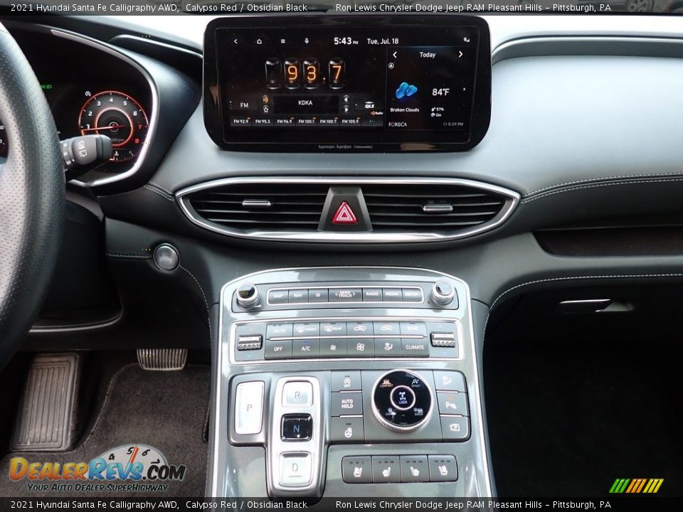 Controls of 2021 Hyundai Santa Fe Calligraphy AWD Photo #19