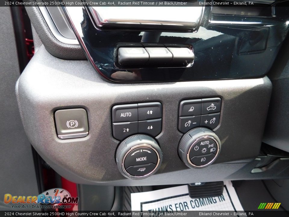 Controls of 2024 Chevrolet Silverado 2500HD High Country Crew Cab 4x4 Photo #27