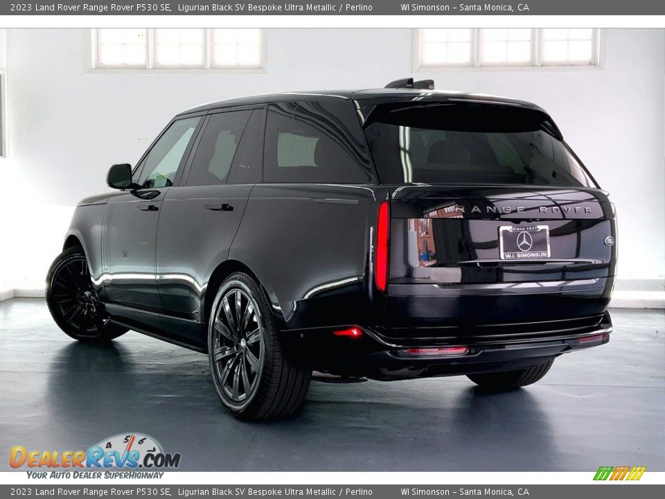 2023 Land Rover Range Rover P530 SE Ligurian Black SV Bespoke Ultra Metallic / Perlino Photo #10