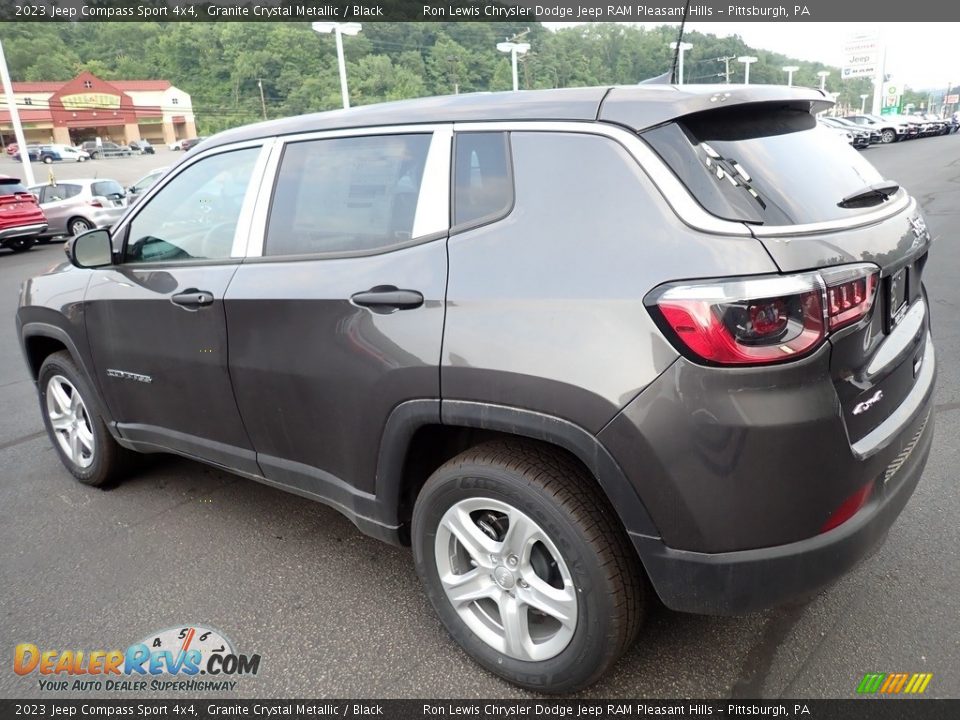 2023 Jeep Compass Sport 4x4 Granite Crystal Metallic / Black Photo #3