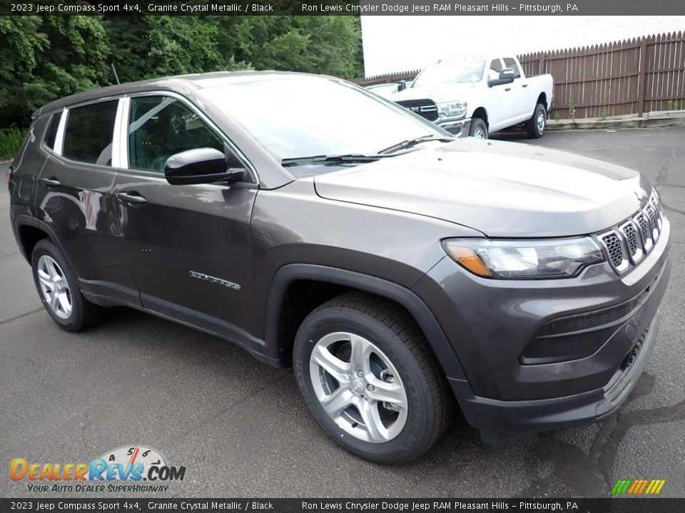 2023 Jeep Compass Sport 4x4 Granite Crystal Metallic / Black Photo #8