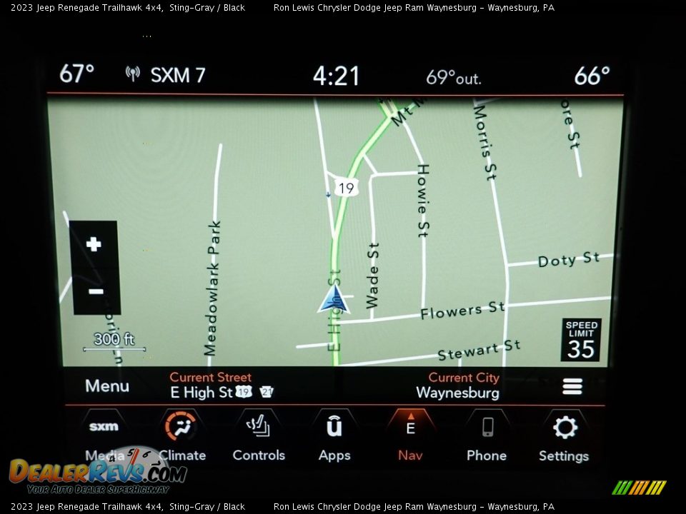 Navigation of 2023 Jeep Renegade Trailhawk 4x4 Photo #18