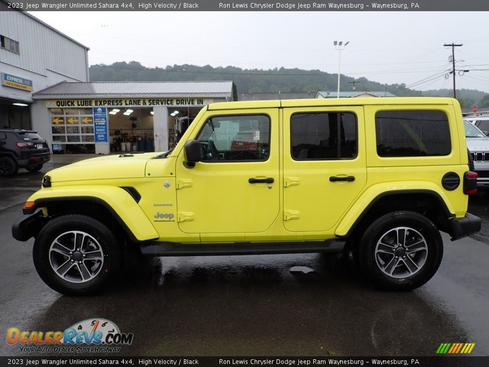 High Velocity 2023 Jeep Wrangler Unlimited Sahara 4x4 Photo #2