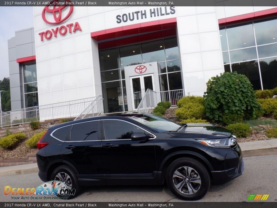2017 Honda CR-V LX AWD Crystal Black Pearl / Black Photo #2