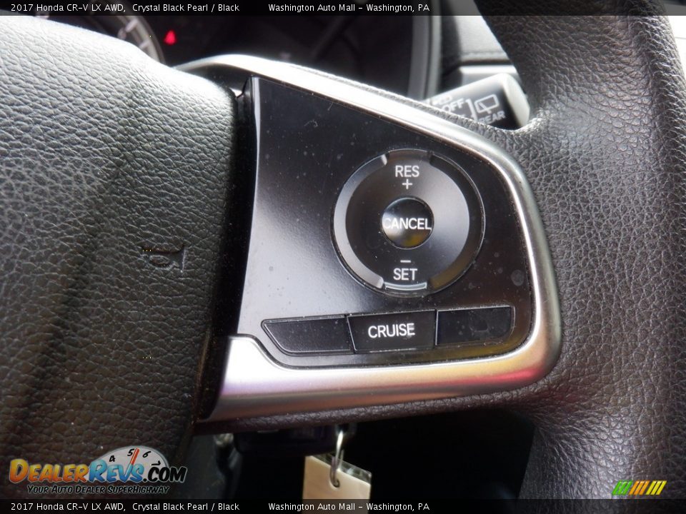 2017 Honda CR-V LX AWD Crystal Black Pearl / Black Photo #7