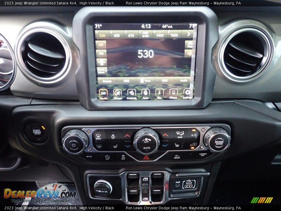 2023 Jeep Wrangler Unlimited Sahara 4x4 High Velocity / Black Photo #20