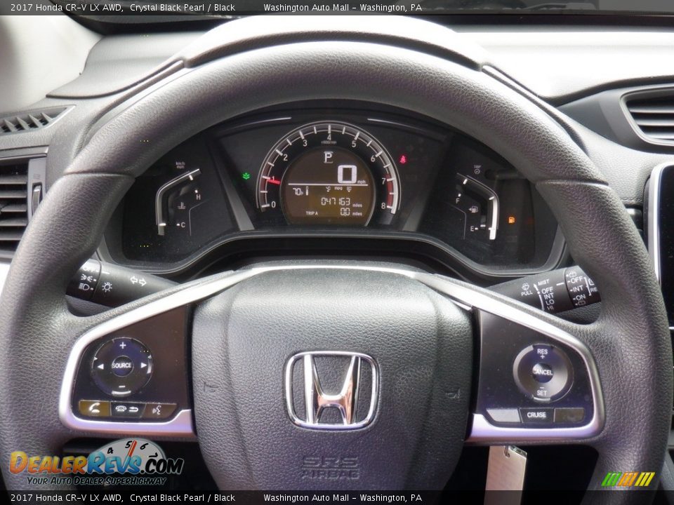 2017 Honda CR-V LX AWD Crystal Black Pearl / Black Photo #21