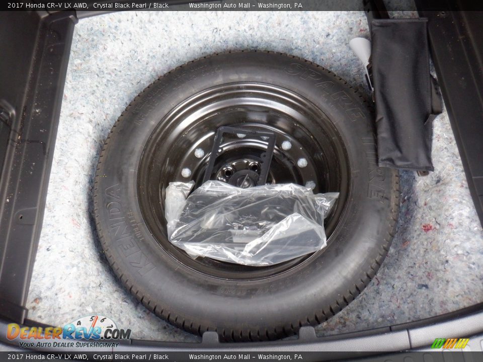 2017 Honda CR-V LX AWD Crystal Black Pearl / Black Photo #24
