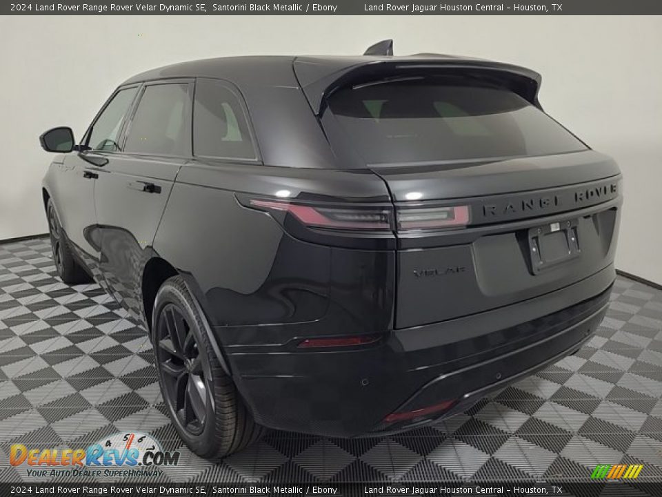 2024 Land Rover Range Rover Velar Dynamic SE Santorini Black Metallic / Ebony Photo #10