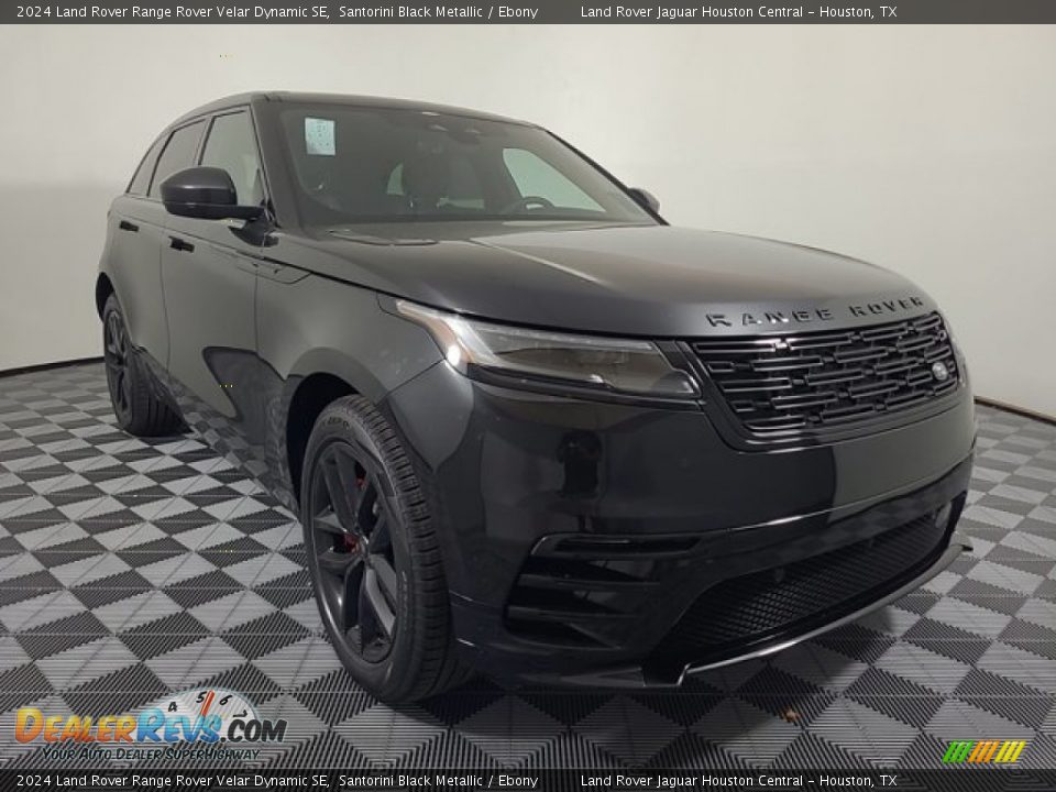 2024 Land Rover Range Rover Velar Dynamic SE Santorini Black Metallic / Ebony Photo #12