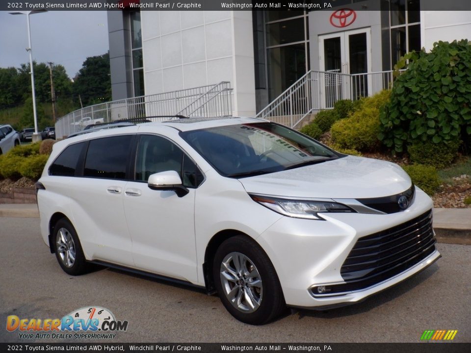 2022 Toyota Sienna Limited AWD Hybrid Windchill Pearl / Graphite Photo #1