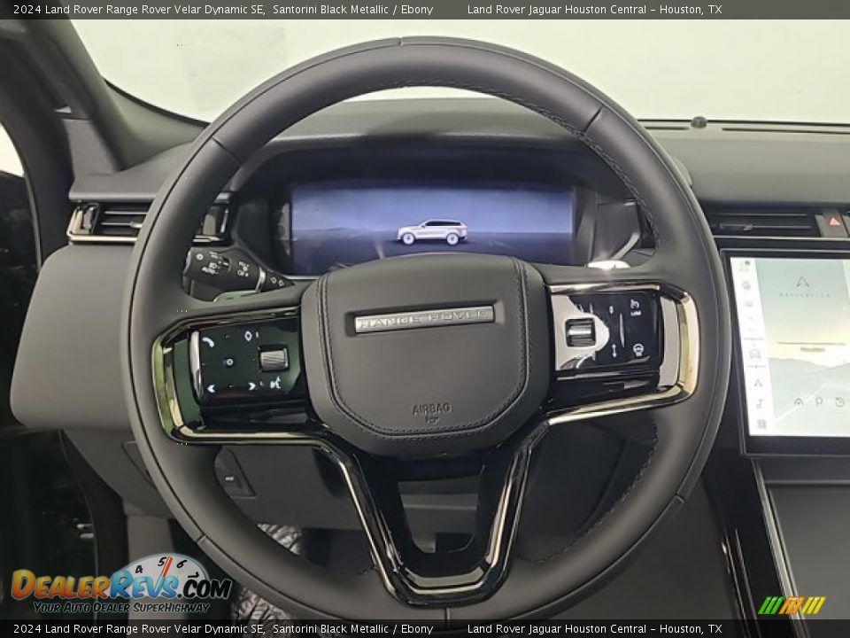 2024 Land Rover Range Rover Velar Dynamic SE Santorini Black Metallic / Ebony Photo #16