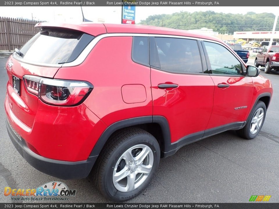 2023 Jeep Compass Sport 4x4 Redline Pearl / Black Photo #6